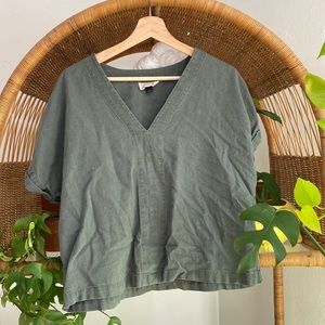Muted Green Tee